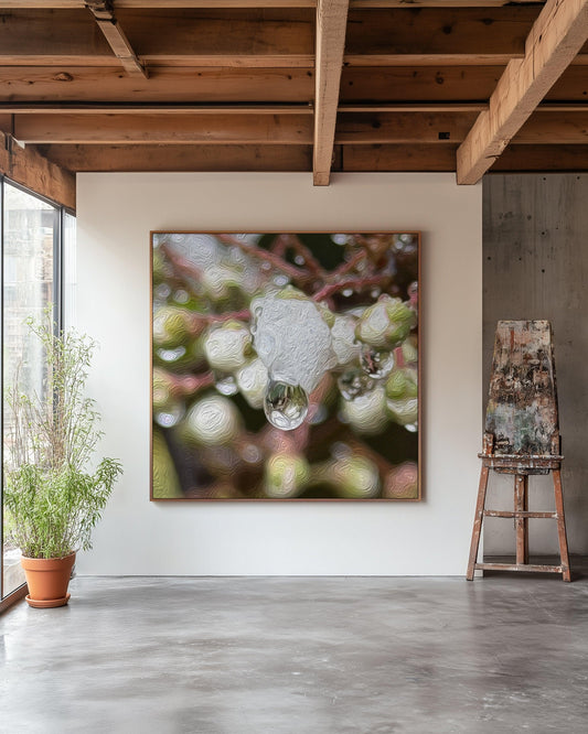 Styling Your Space with Water Drop Art: A Story of Elegance and Emotion
