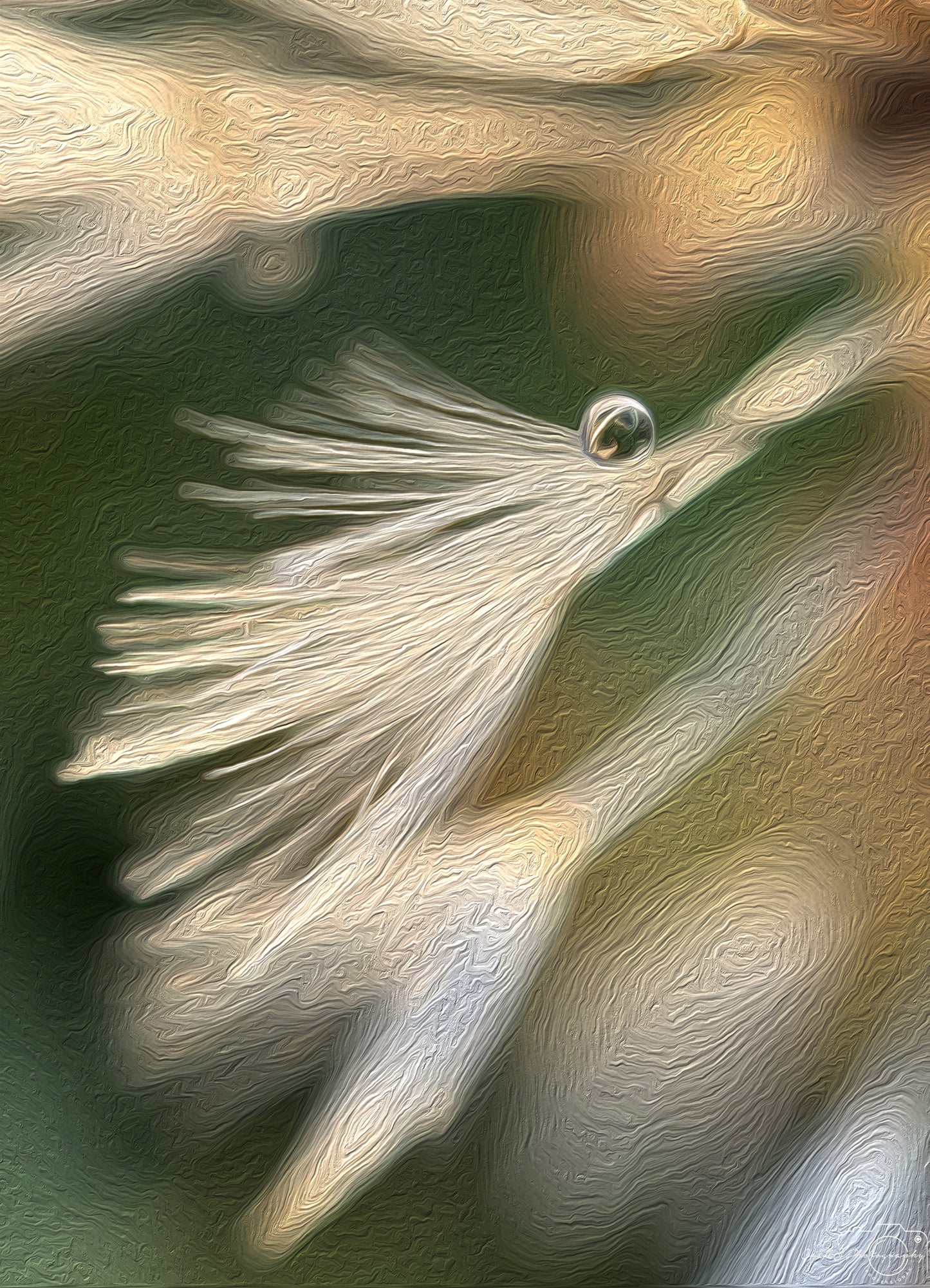 Digital Oil Painting - Superb Droplet V321