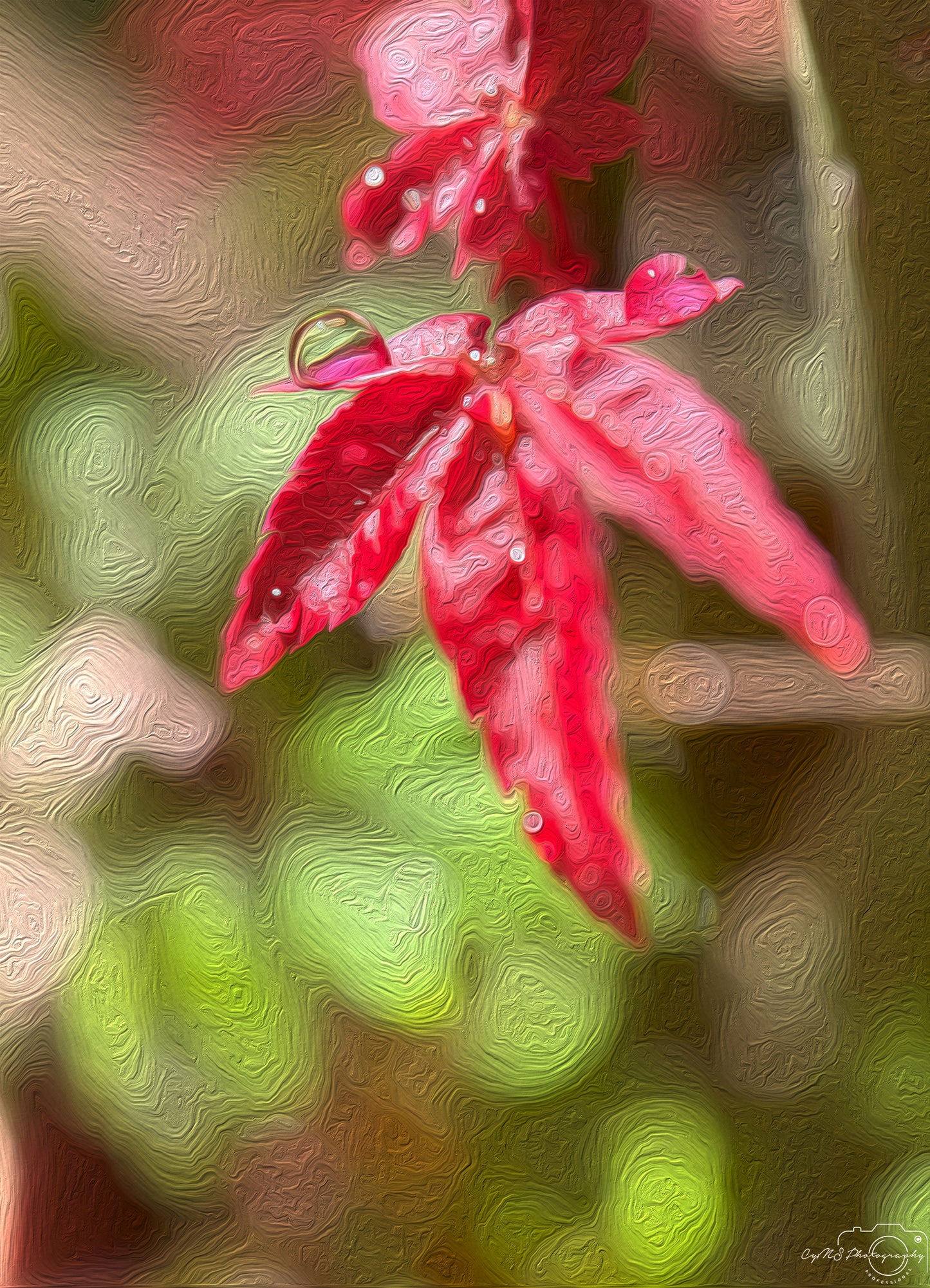 Digital Oil Painting - Superb Droplet V380