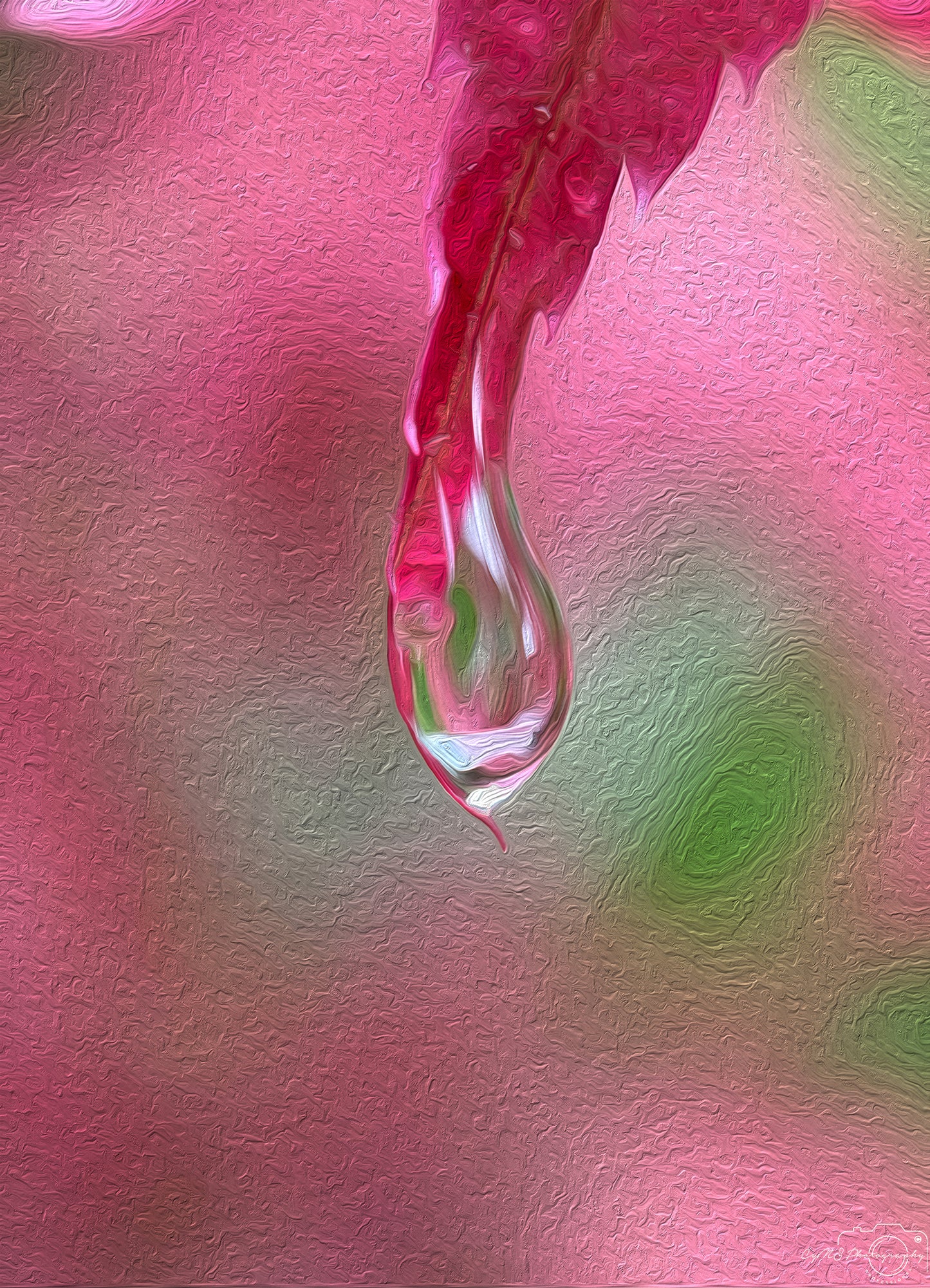 Digital Oil Painting - Superb Droplet V402