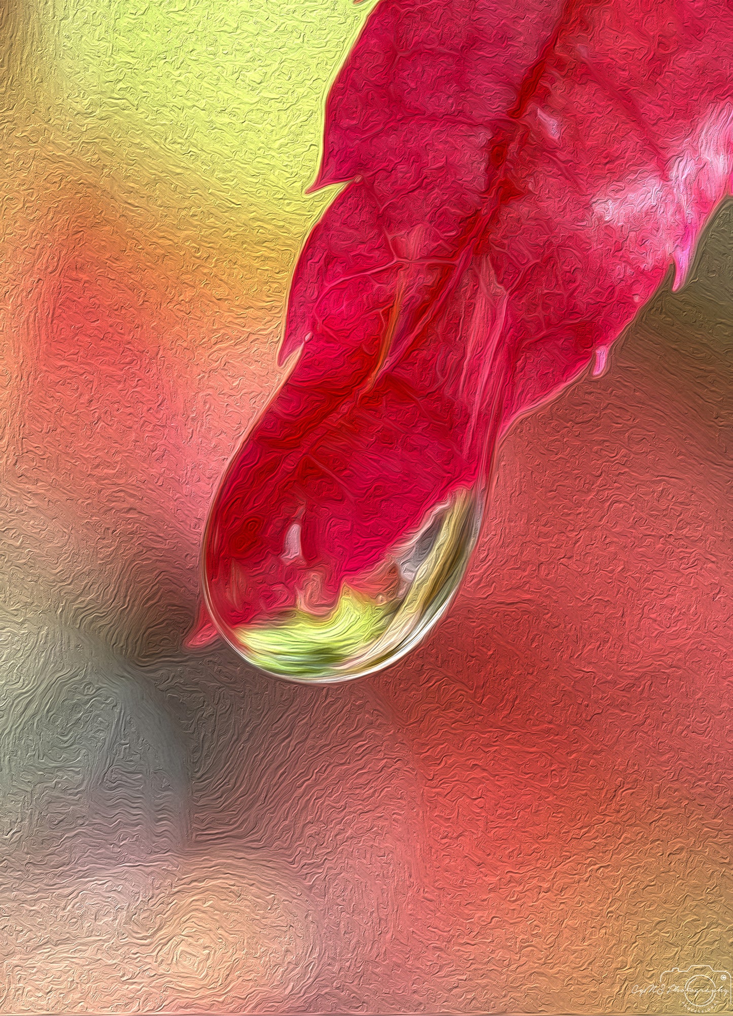 Digital Oil Painting - Superb Droplet V422