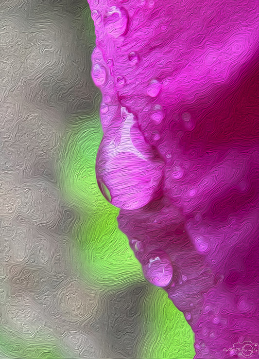 Digital Oil Painting - Superb Droplet V503