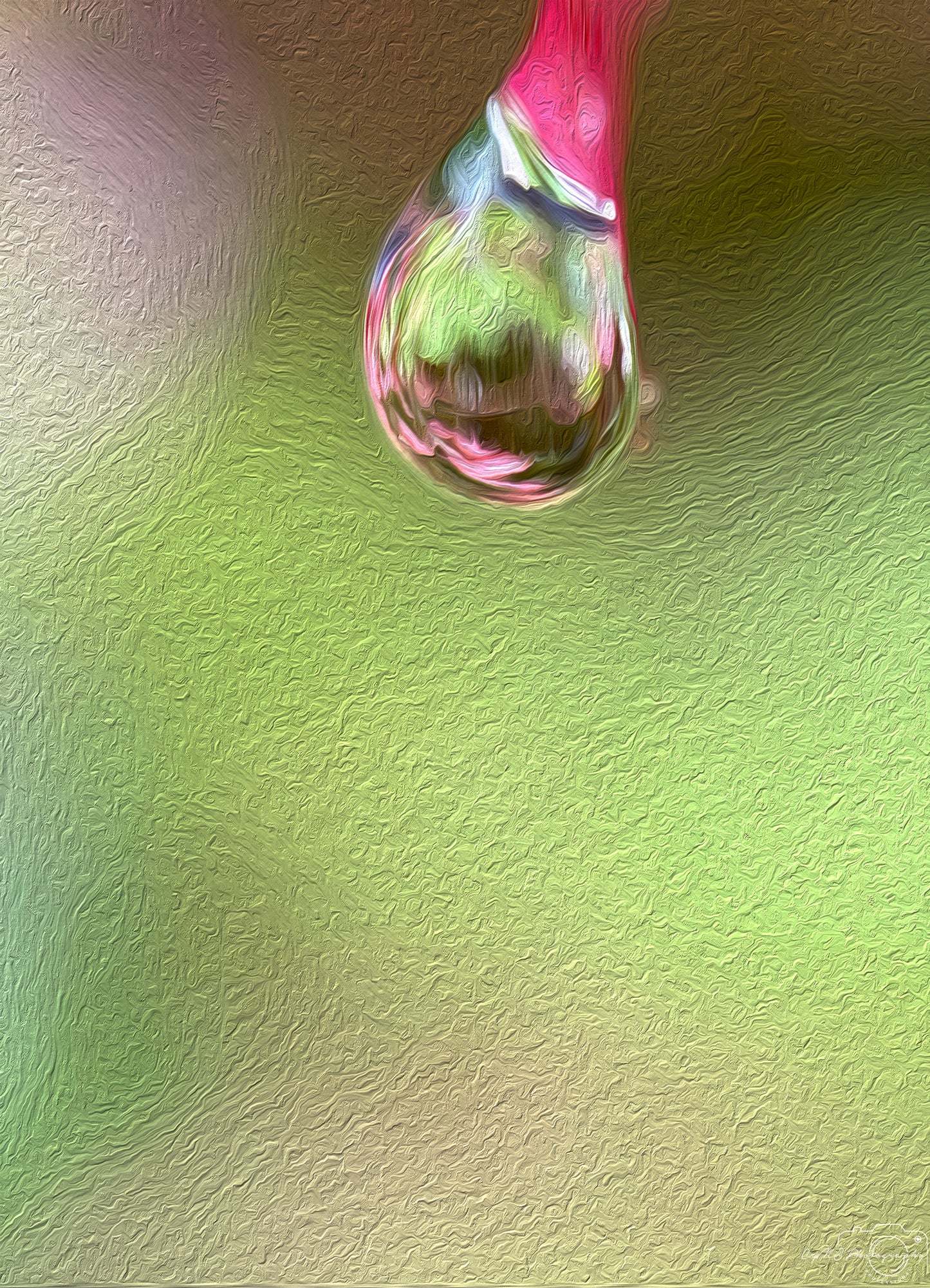 Digital Oil Painting - Superb Droplet V517
