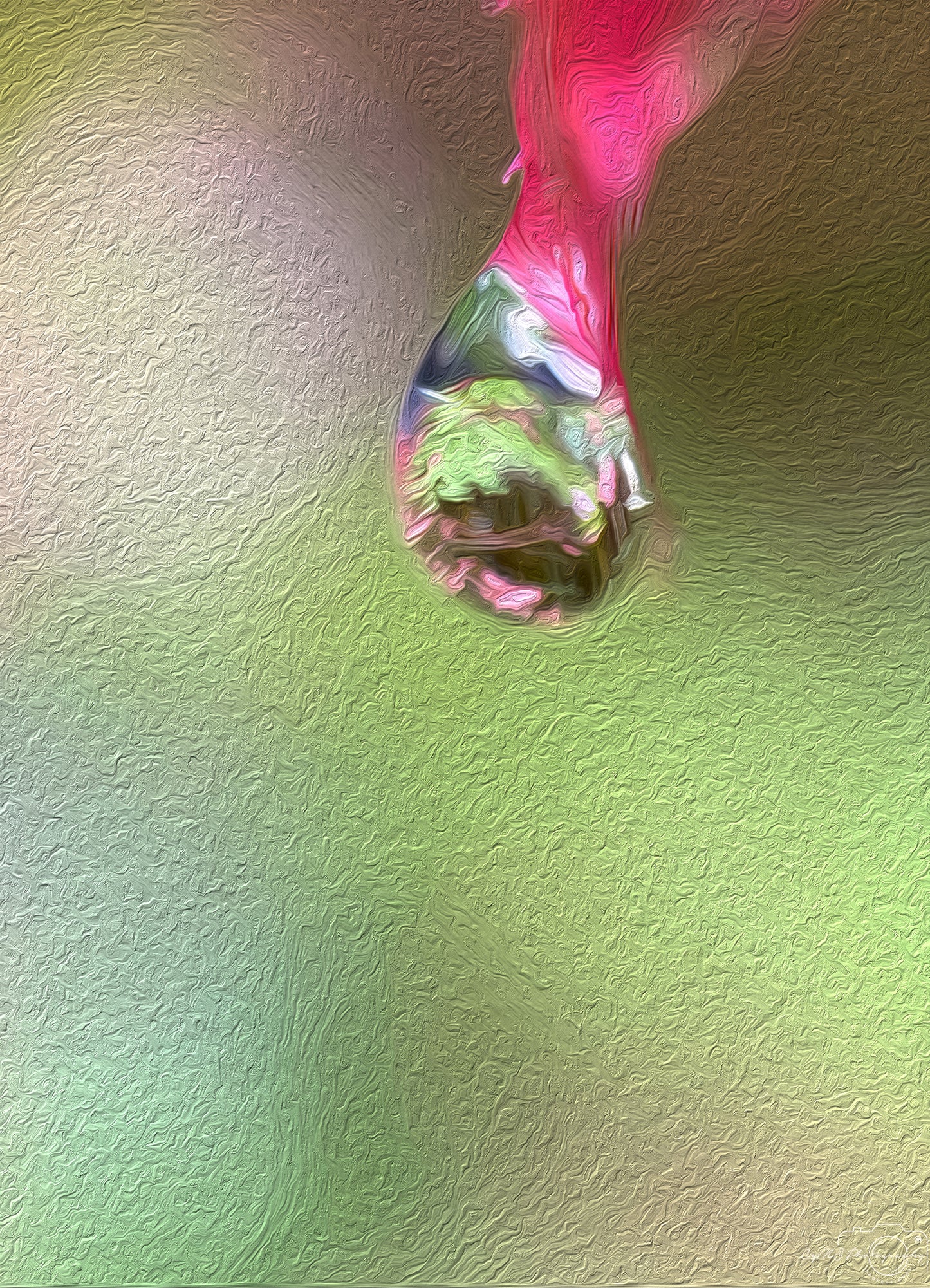 Digital Oil Painting - Superb Droplet V518