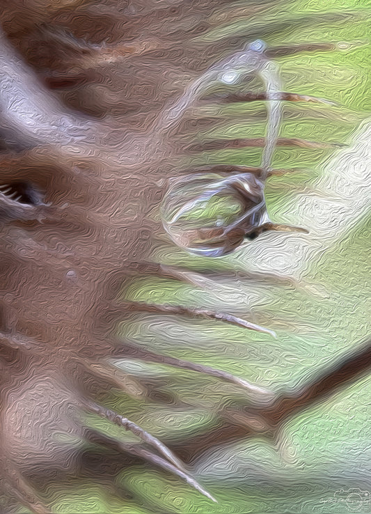 Digital Oil Painting - Superb Droplet V547