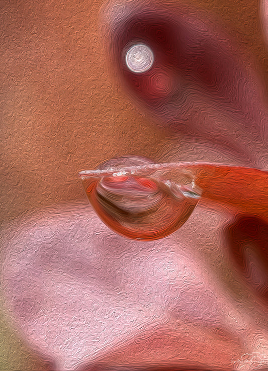 Digital Oil Painting - Superb Droplet V553