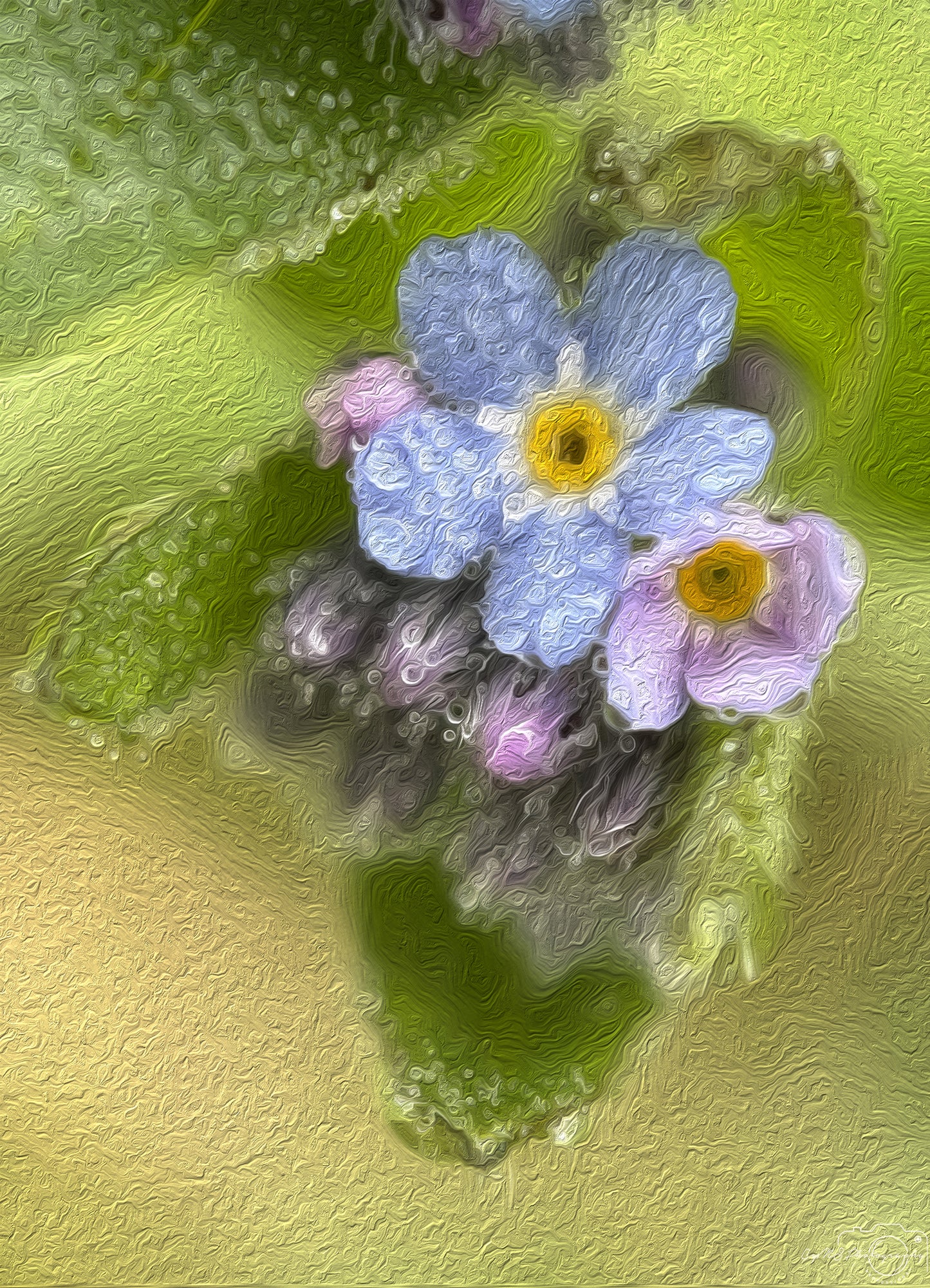 Beautiful water drop_V582_oil painting