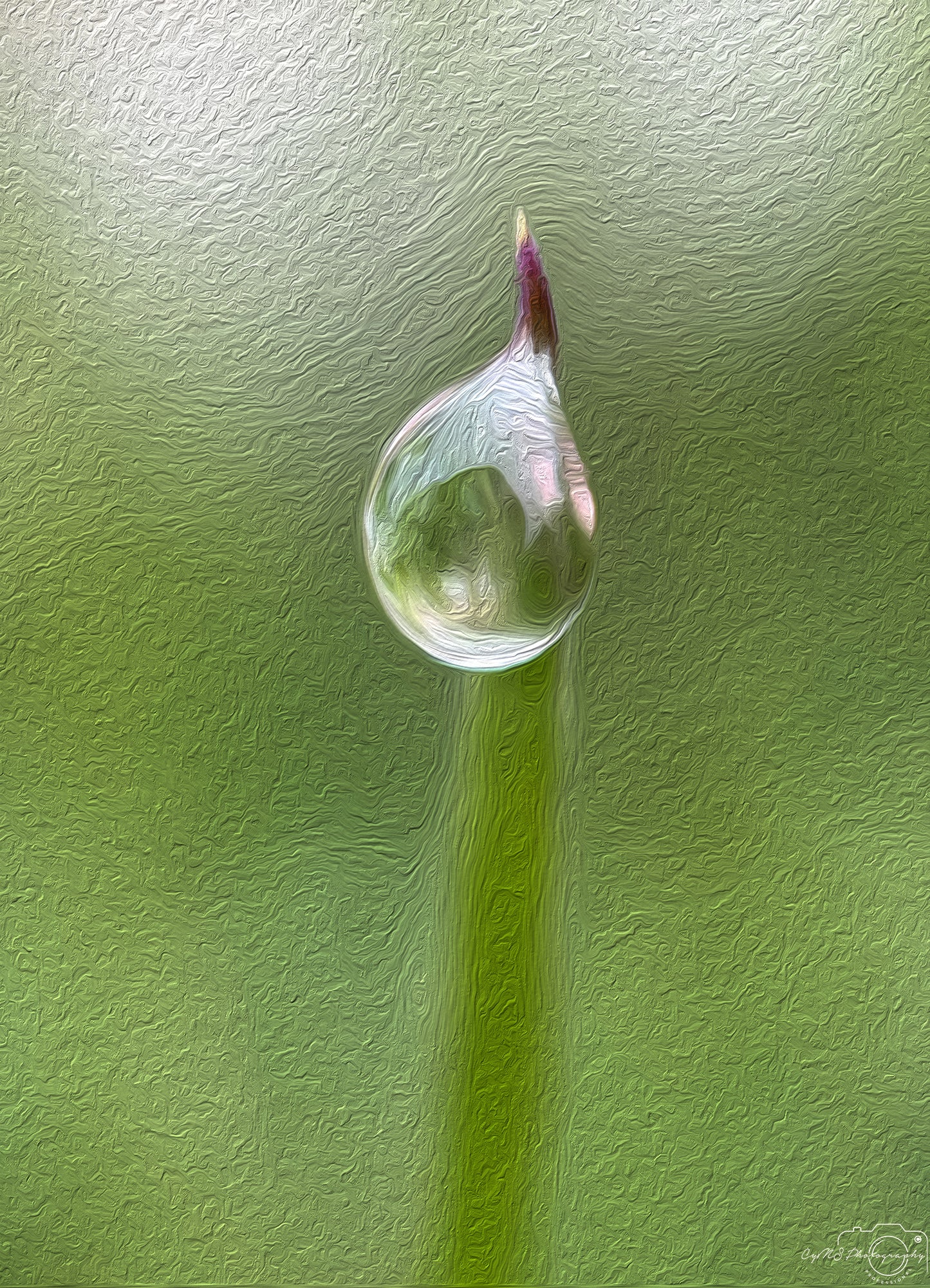 Digital Oil Painting - Superb Droplet V587