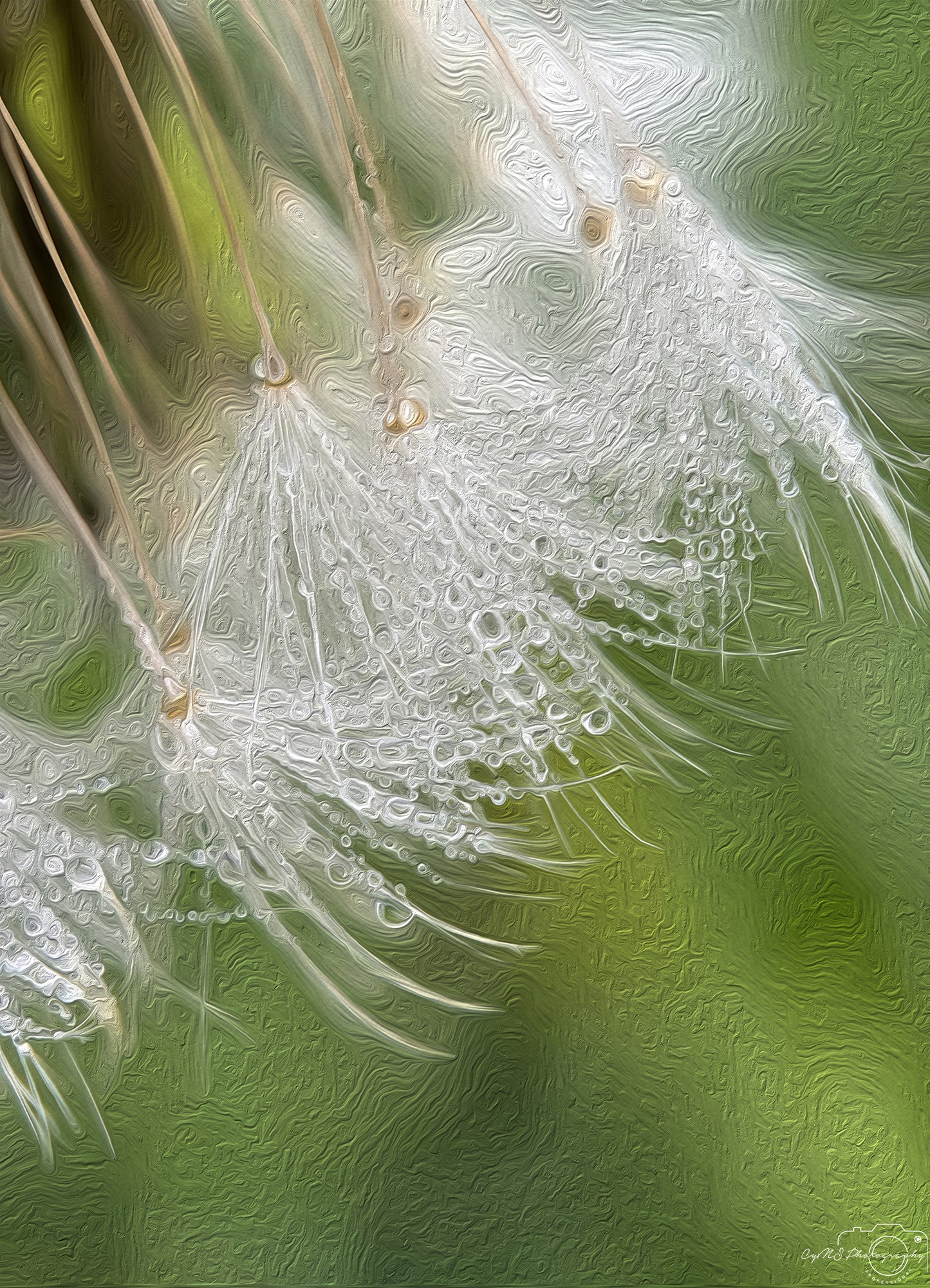 Beautiful water drop_V590_oil painting