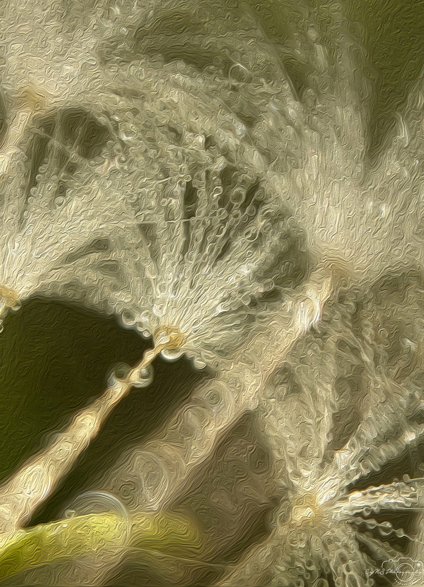 Beautiful water drop_V656_oil painting