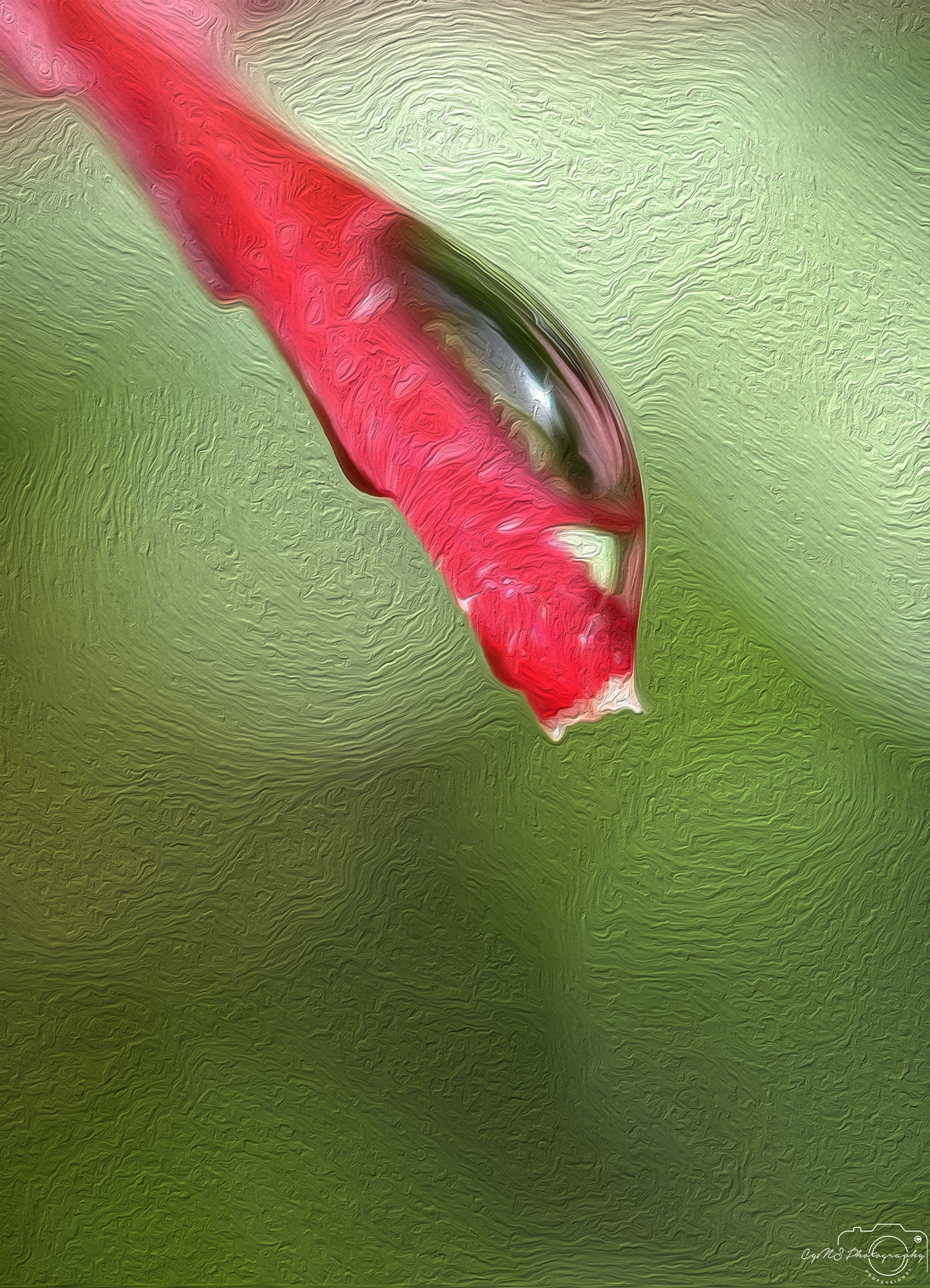 Digital Oil Painting - Superb Droplet V718