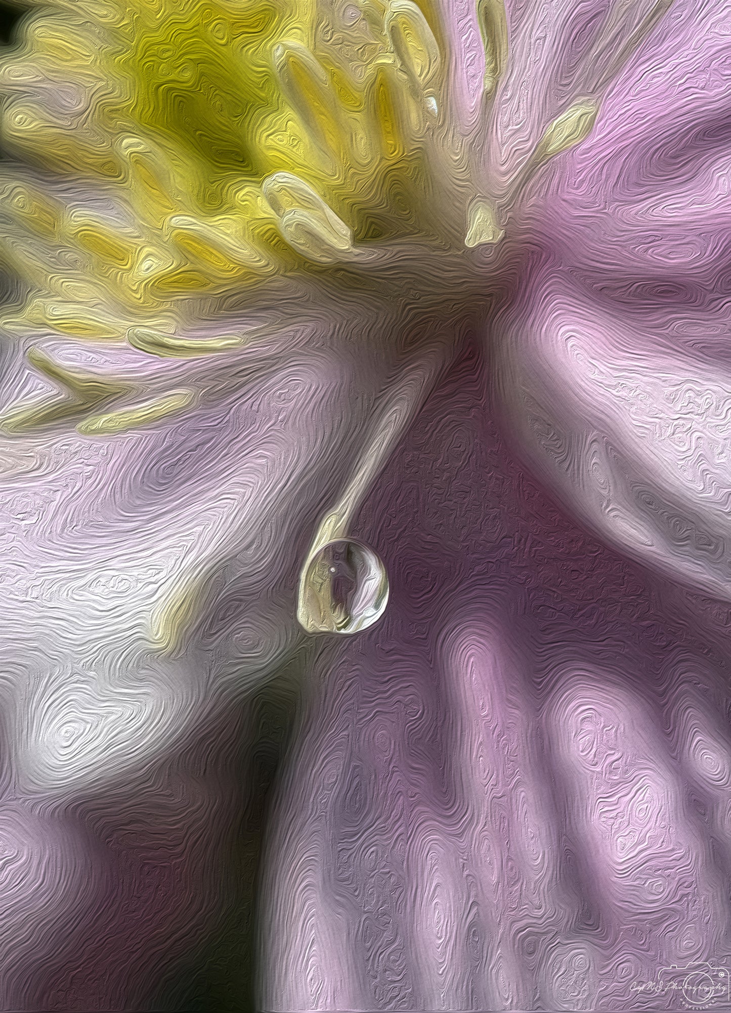 Digital Oil Painting - Superb Droplet V761