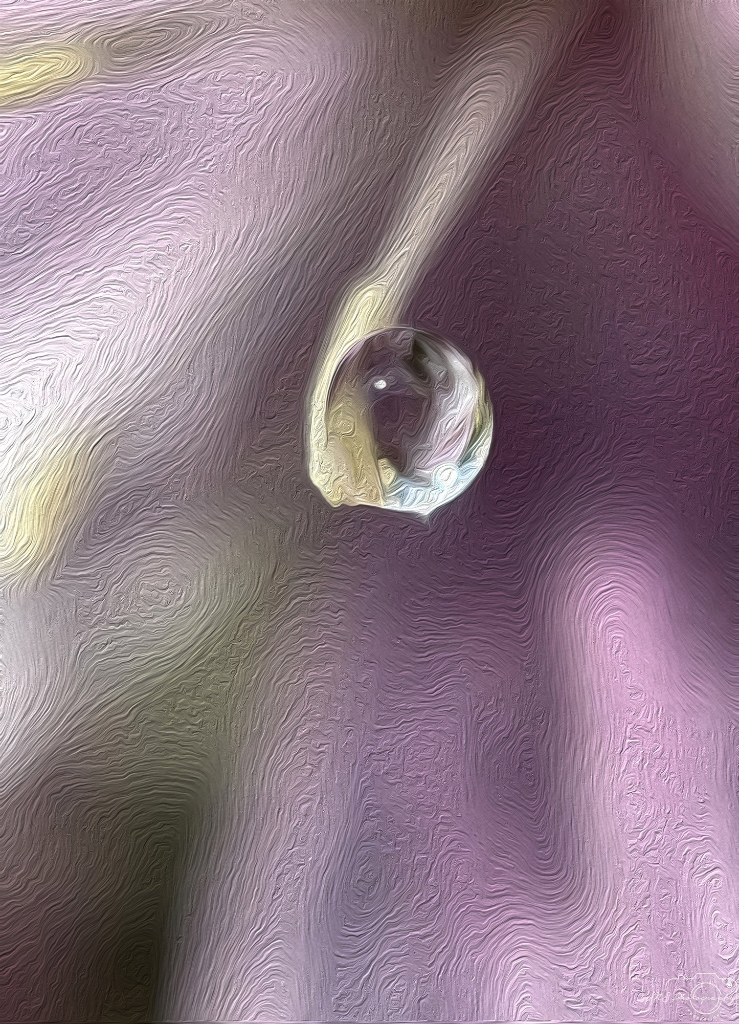Digital Oil Painting - Superb Droplet V762