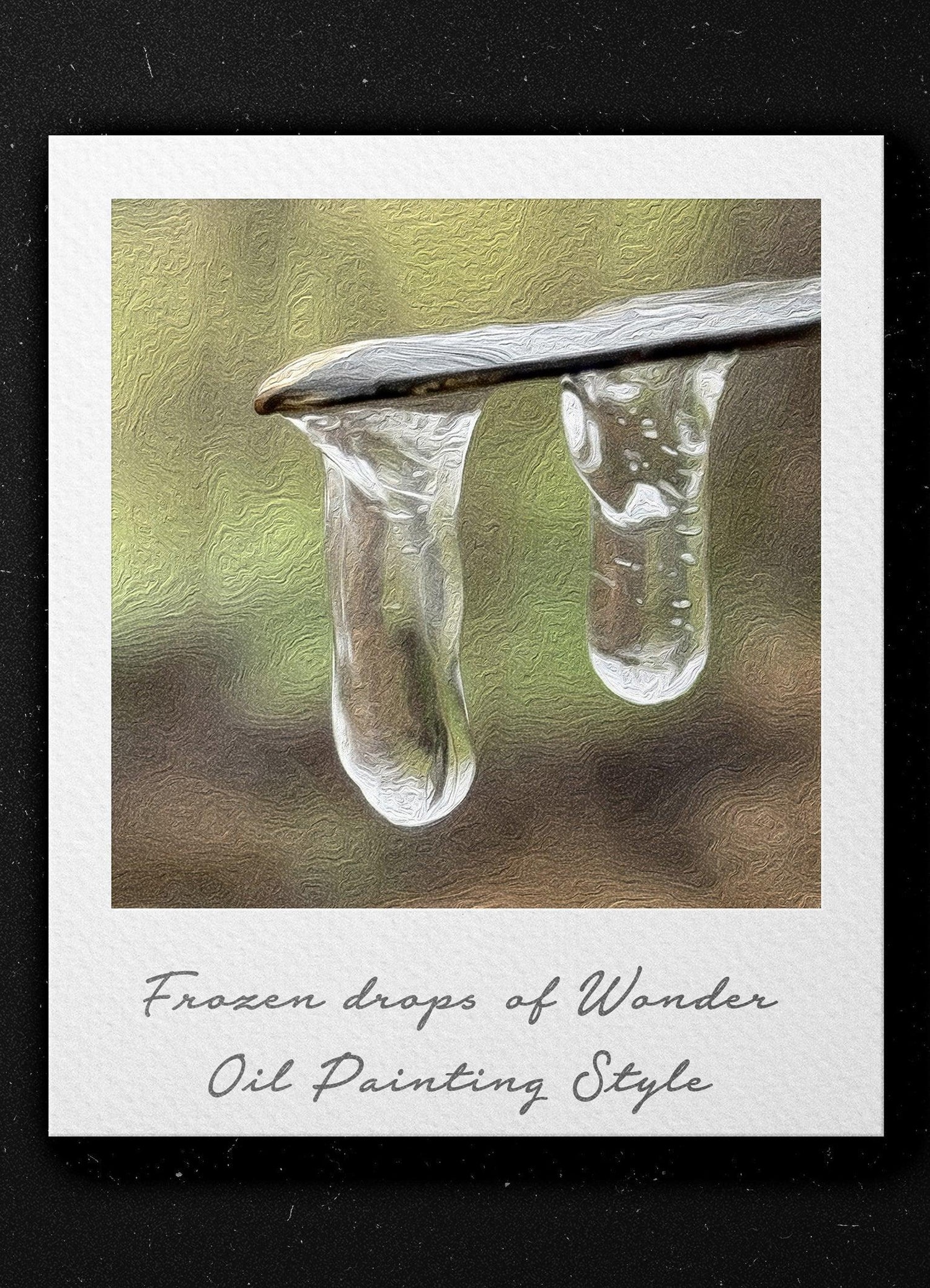 Oil Paintings of Frozen Drops of Wonder - Superbpictures