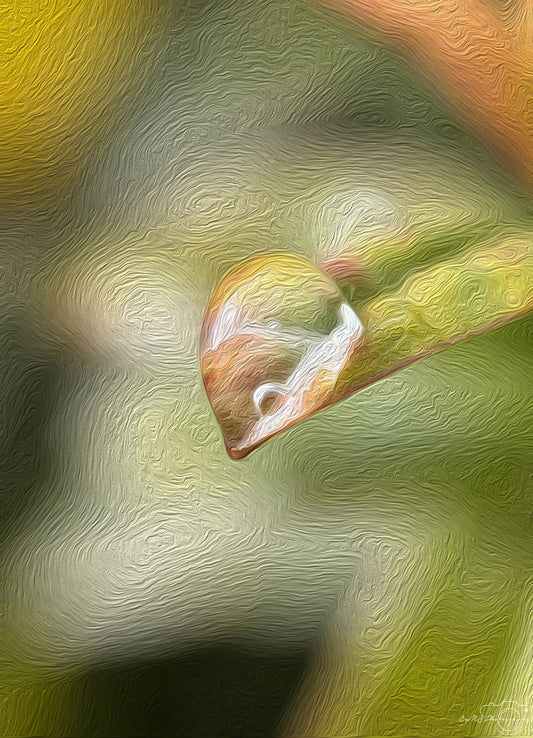 Digital Oil Painting - Superb Droplet V219