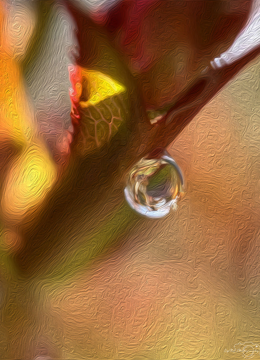 Digital Oil Painting - Superb Droplet V280