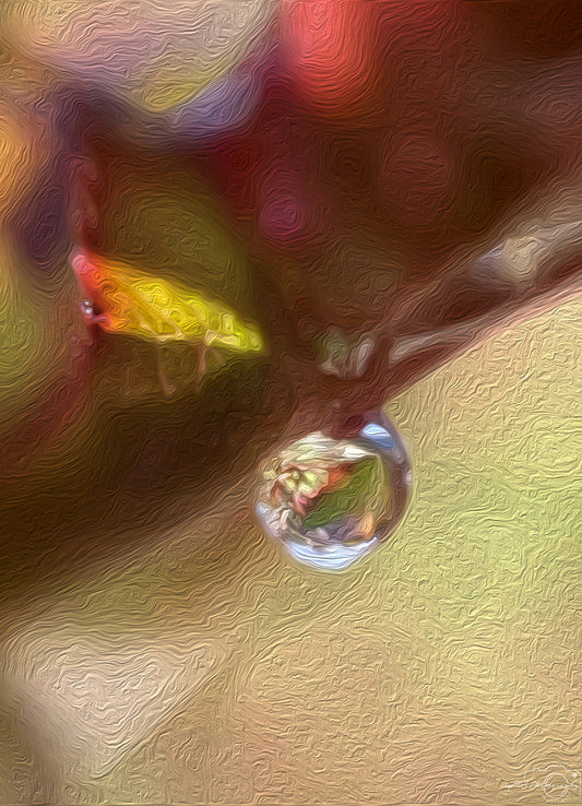 Digital Oil Painting - Superb Droplet V281