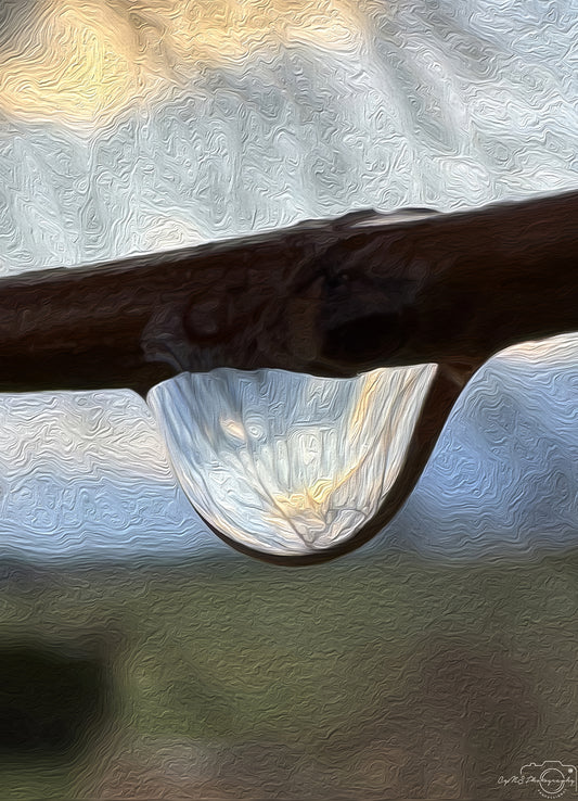 Digital Oil Painting - Superb Droplet V304