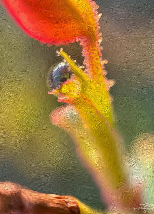 Digital Oil Painting - Superb Droplet V311