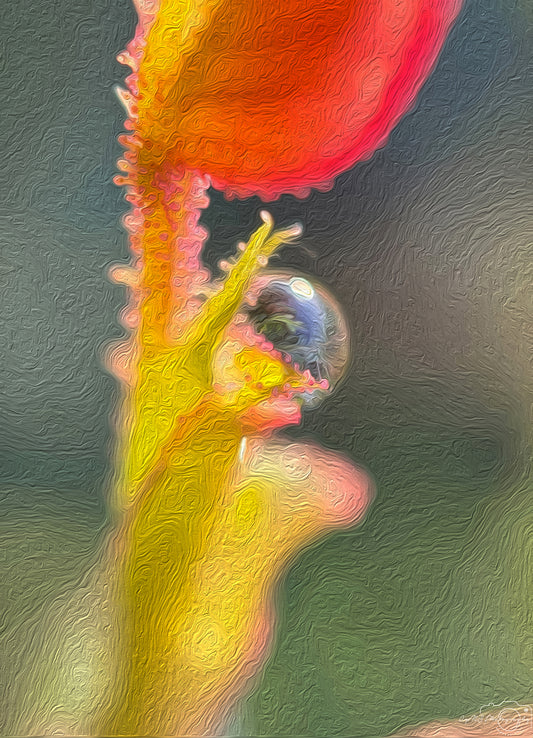 Digital Oil Painting - Superb Droplet V312
