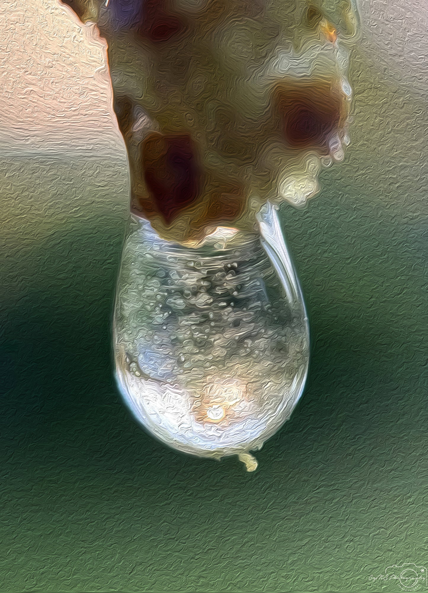 Digital Oil Painting - Superb Droplet V339