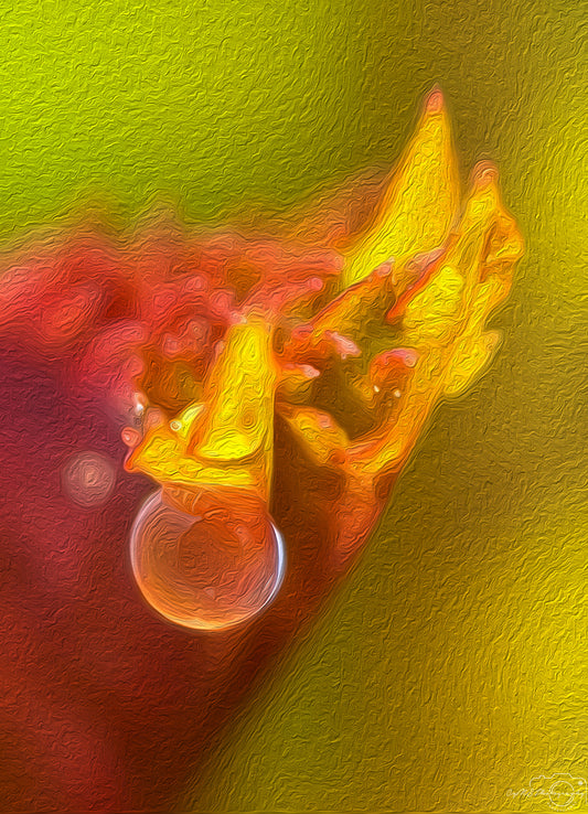 Digital Oil Painting - Superb Droplet V354