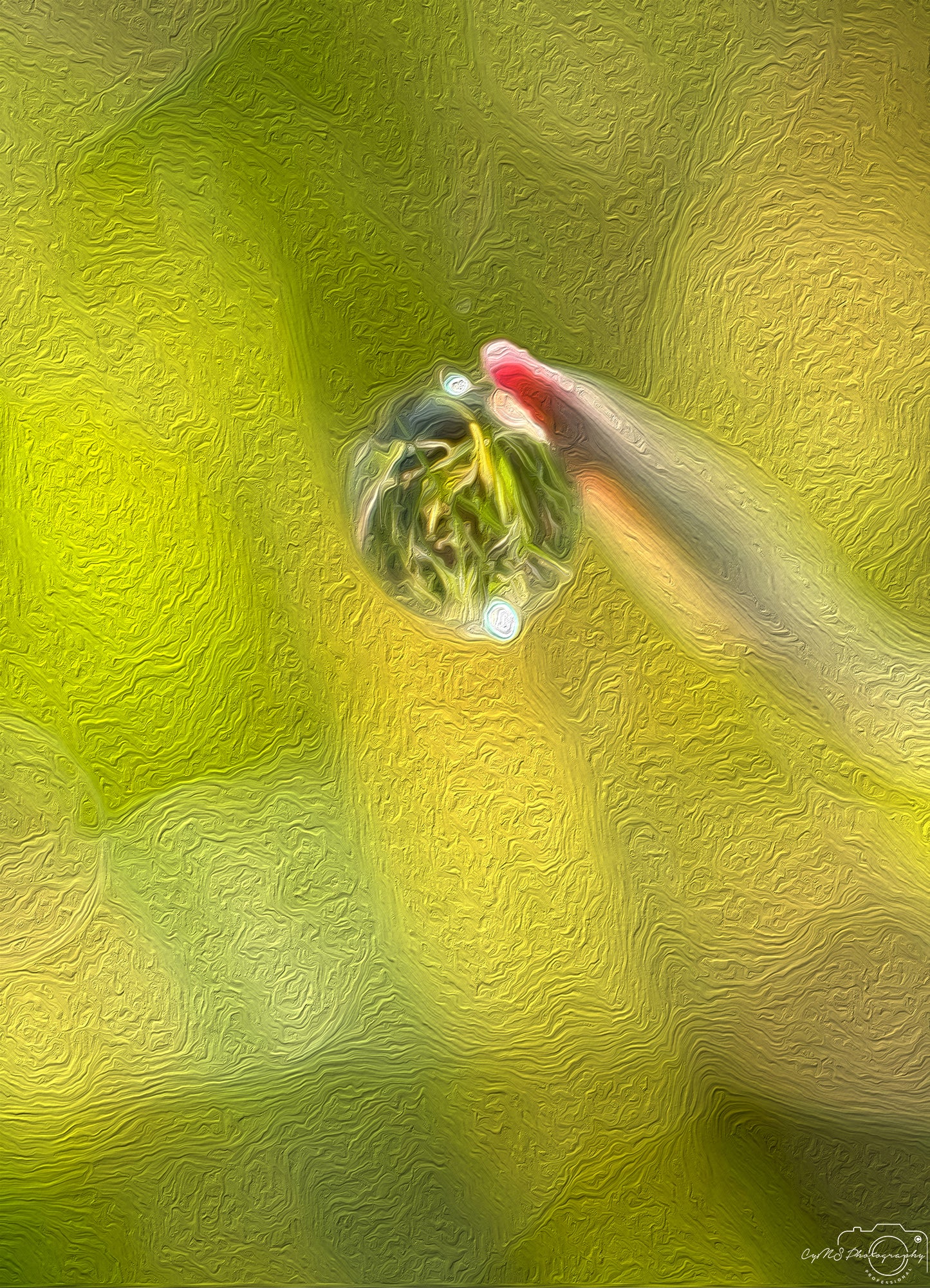 Beautiful water drop_V394_oil painting