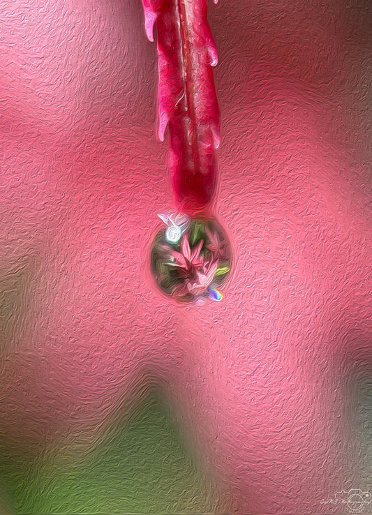 Digital Oil Painting - Superb Droplet V413