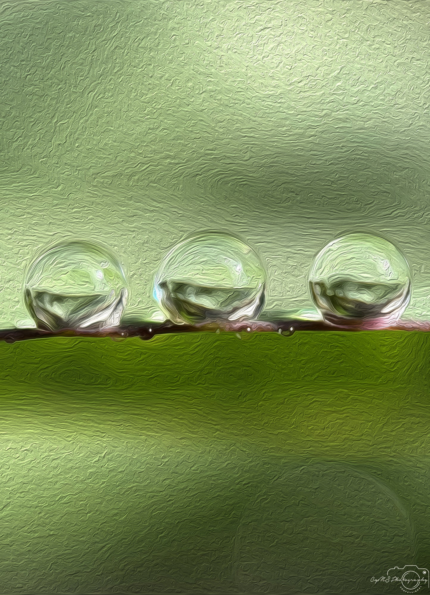 Digital Oil Painting - Superb Droplet V441