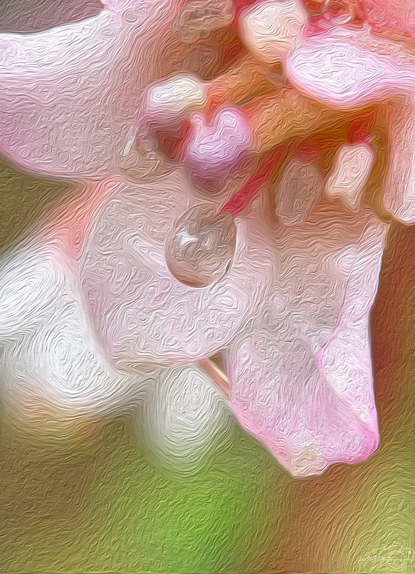 Digital Oil Painting - Superb Droplet V448