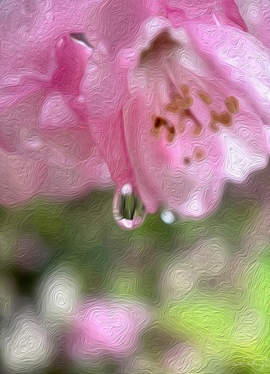 Digital Oil Painting - Superb Droplet V449