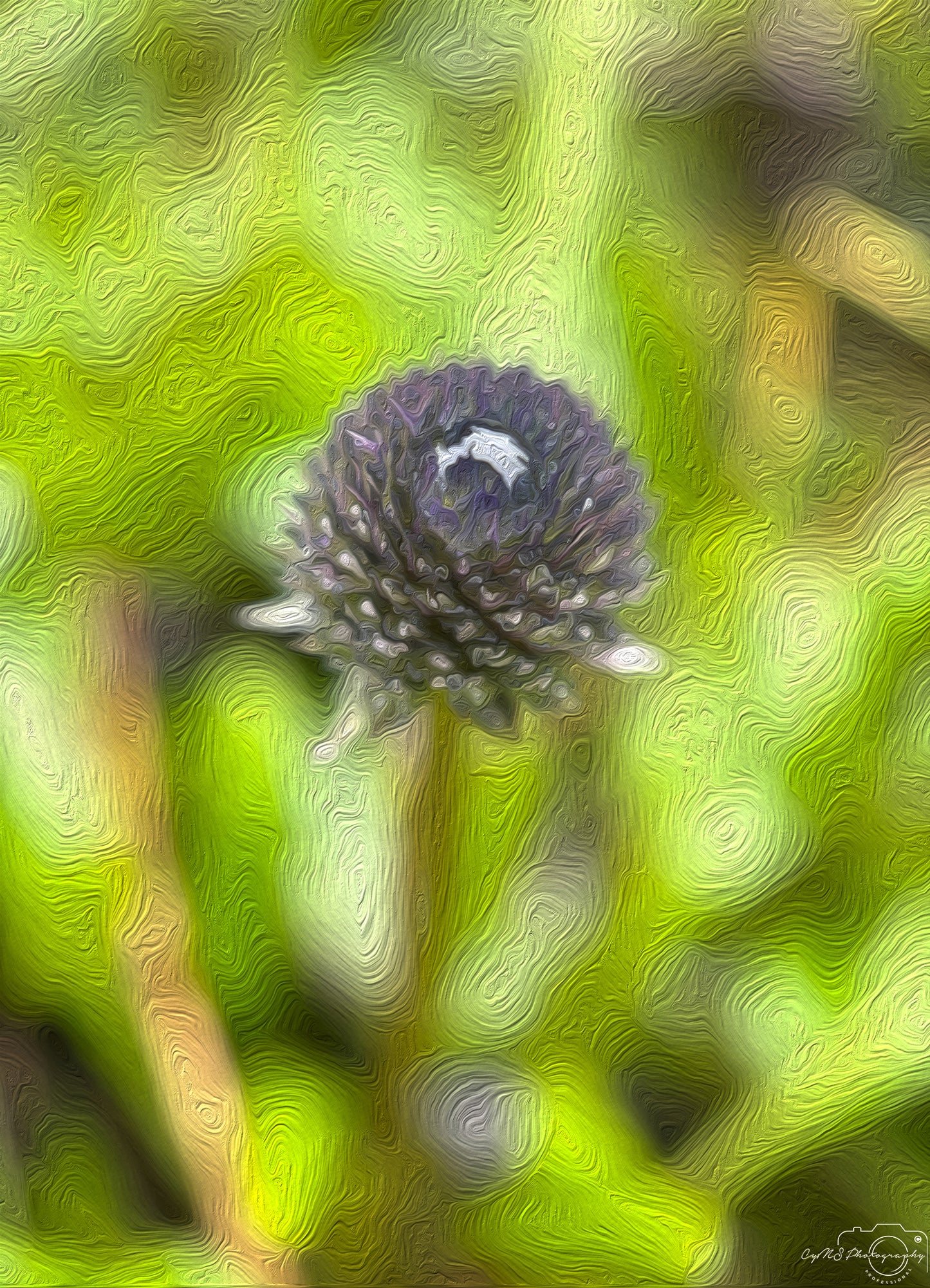 Beautiful water drop_V472_oil painting
