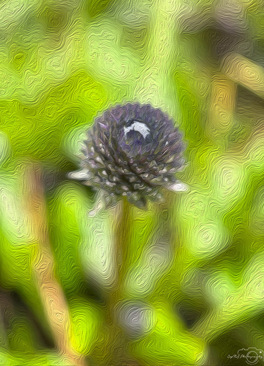 Beautiful water drop_V472_oil painting