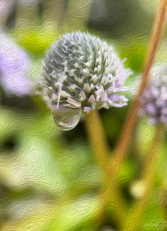 Beautiful water drop_V473_oil painting