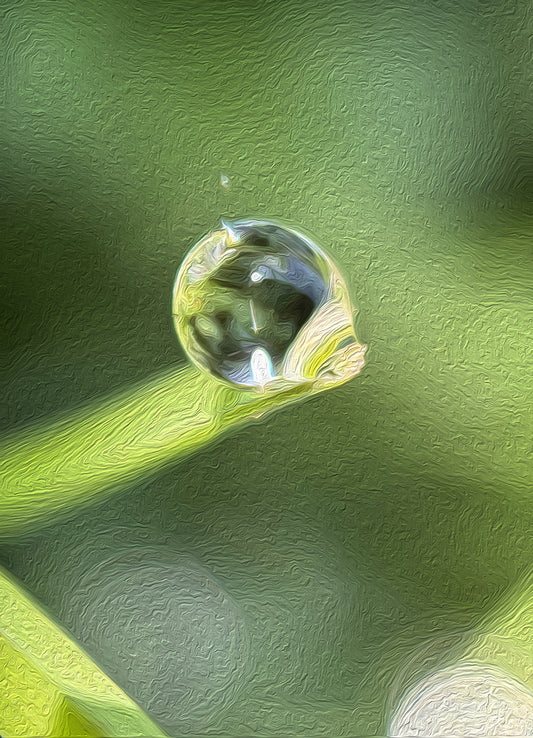 Digital Oil Painting - Superb Droplet V521