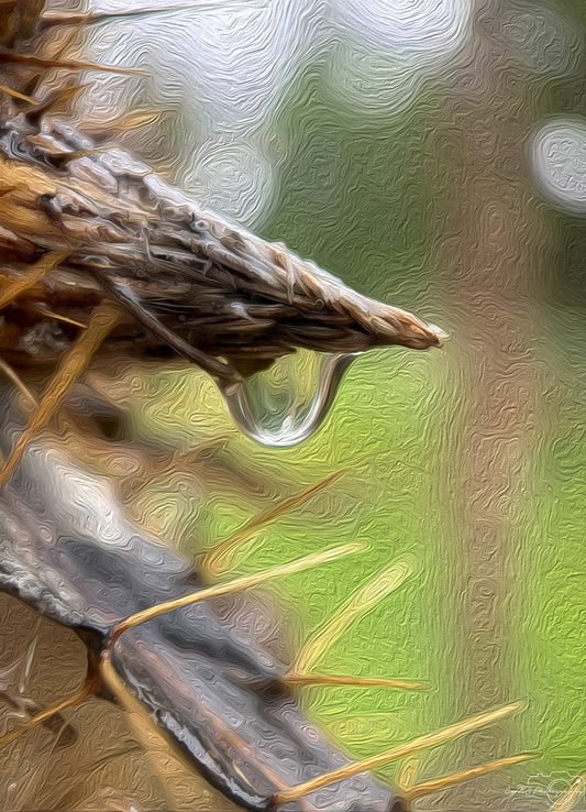 Digital Oil Painting - Superb Droplet V526