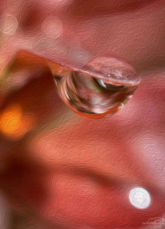 Digital Oil Painting - Superb Droplet V542