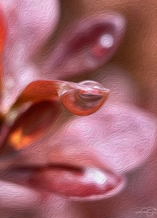 Beautiful water drop_V552_oil painting