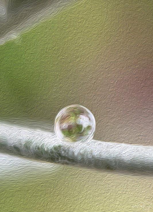 Digital Oil Painting - Superb Droplet V617