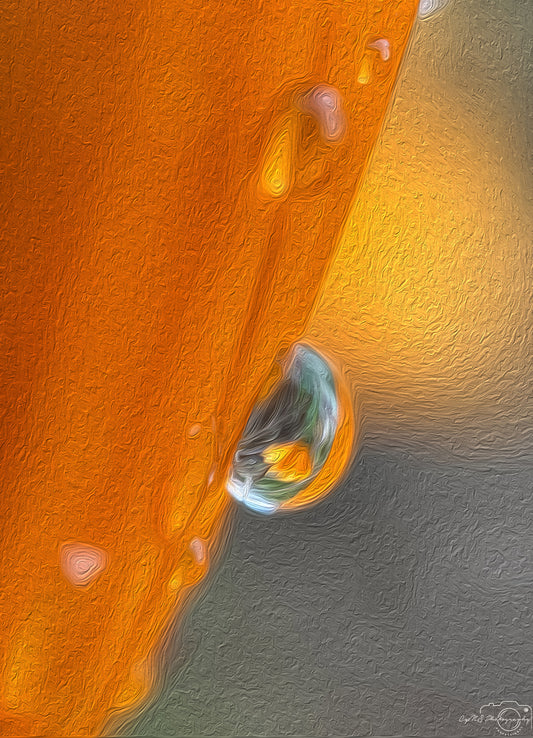 Digital Oil Painting - Superb Droplet V622