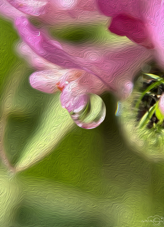 Digital Oil Painting - Superb Droplet V633