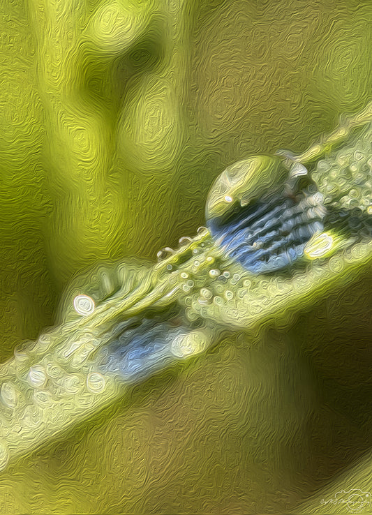 Digital Oil Painting - Superb Droplet V674