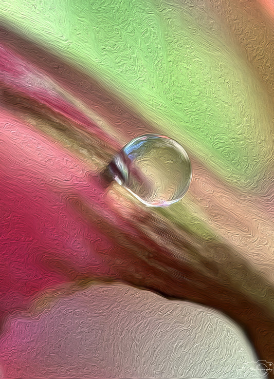 Digital Oil Painting - Superb Droplet V677
