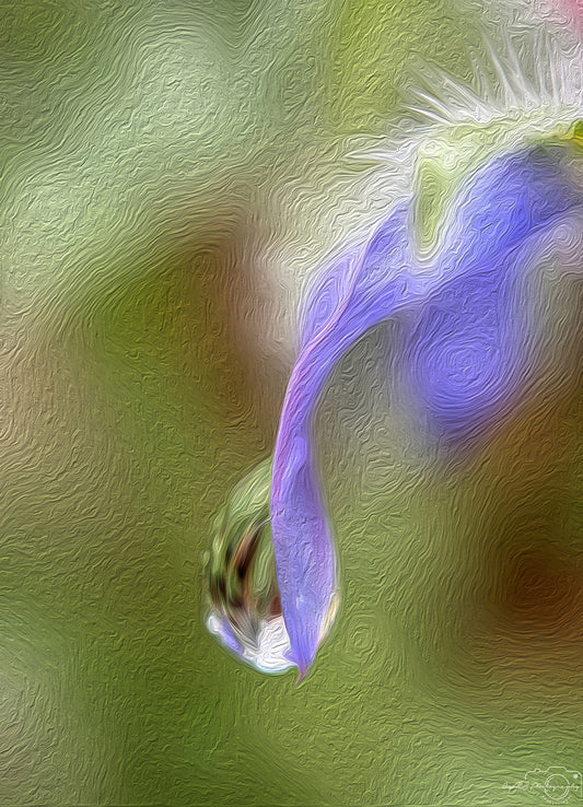 Digital Oil Painting - Superb Droplet V733
