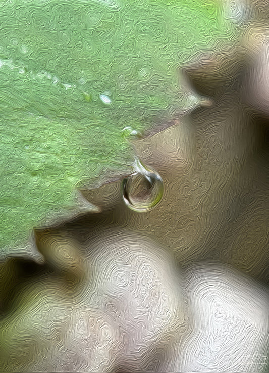 Digital Oil Painting - Superb Droplet V754